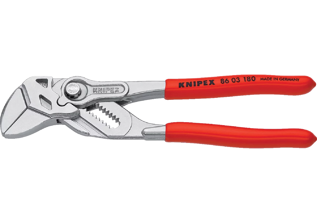 Zangenschlüssel bis SW 35 mm / 1 3/8 Zoll, L 180 mm DIN5743 Knipex