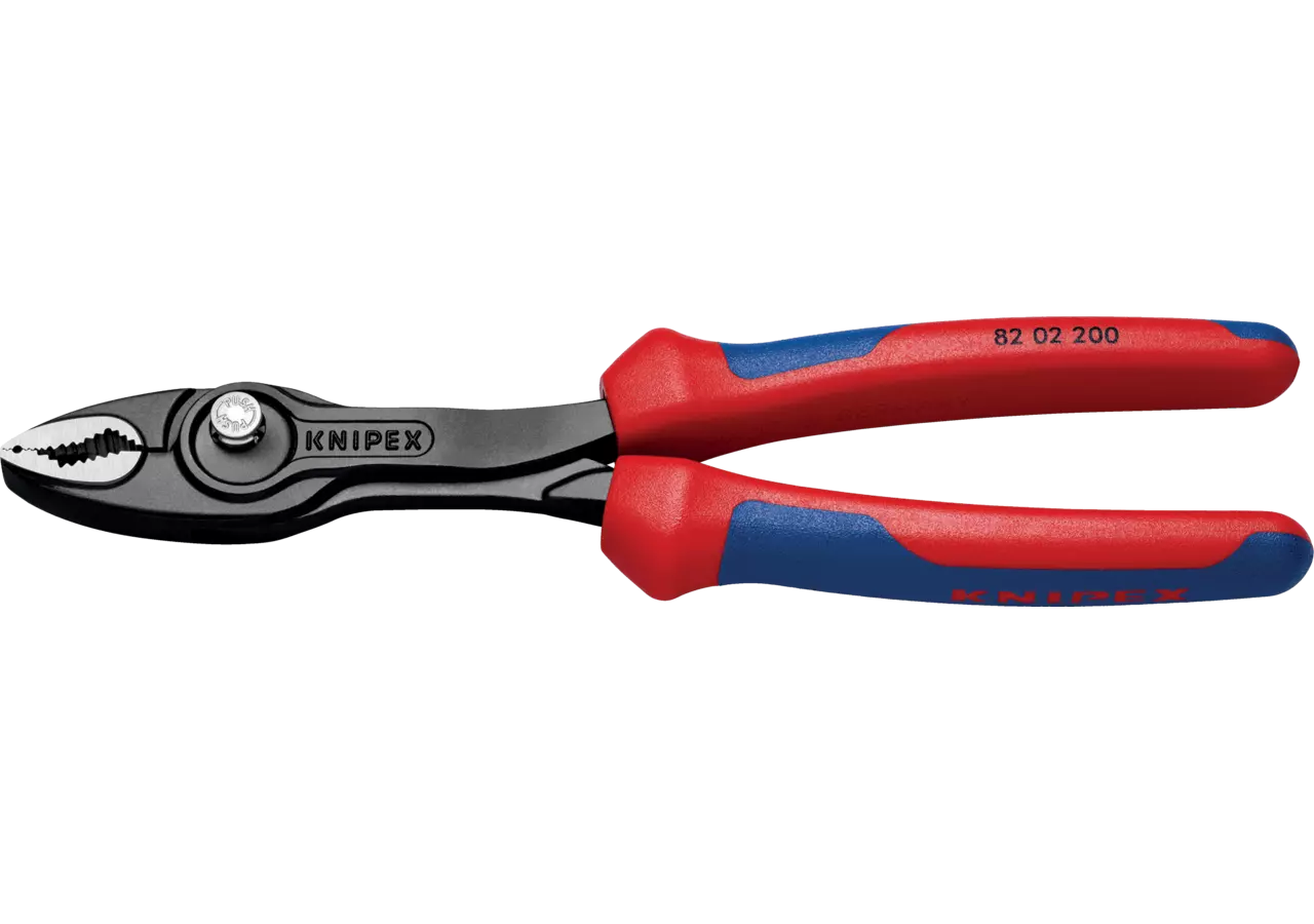 Frontgreifzange TwinGrip, L 200 mm schwarz Knipex