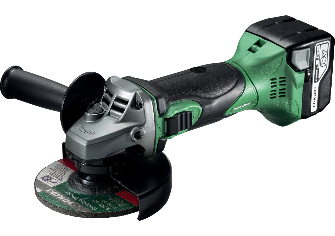 Akku Winkelschleifer G18DSL2, 18 Volt inklusive 2x 5,0 Ah Akkus Hikoki