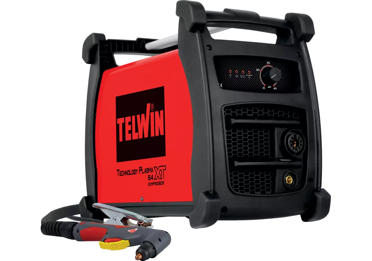 Druckluft-Plasmaschneidgerät TECHNOLOGY 54 XT Kompressor, 230 Volt Telwin