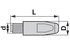 Stromkontaktdüse Dm 0,8 mm, Stahl Außendurchmesser 7,9 mm Telwin