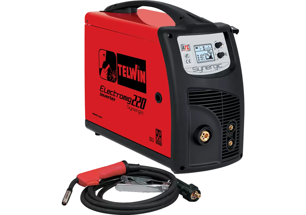 Inverterschweißgerät ELECTROMIG 220 Synergic, 400 Volt Telwin