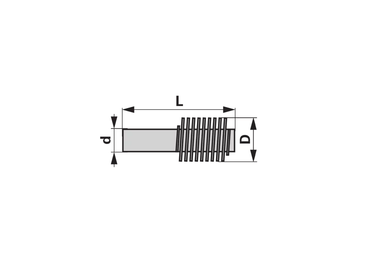 Schneidelektroden lang für Brenner, Plasma 70HF, 5 Stück – passend für Brenner, Plasma 70HF, 5 Stück Telwin