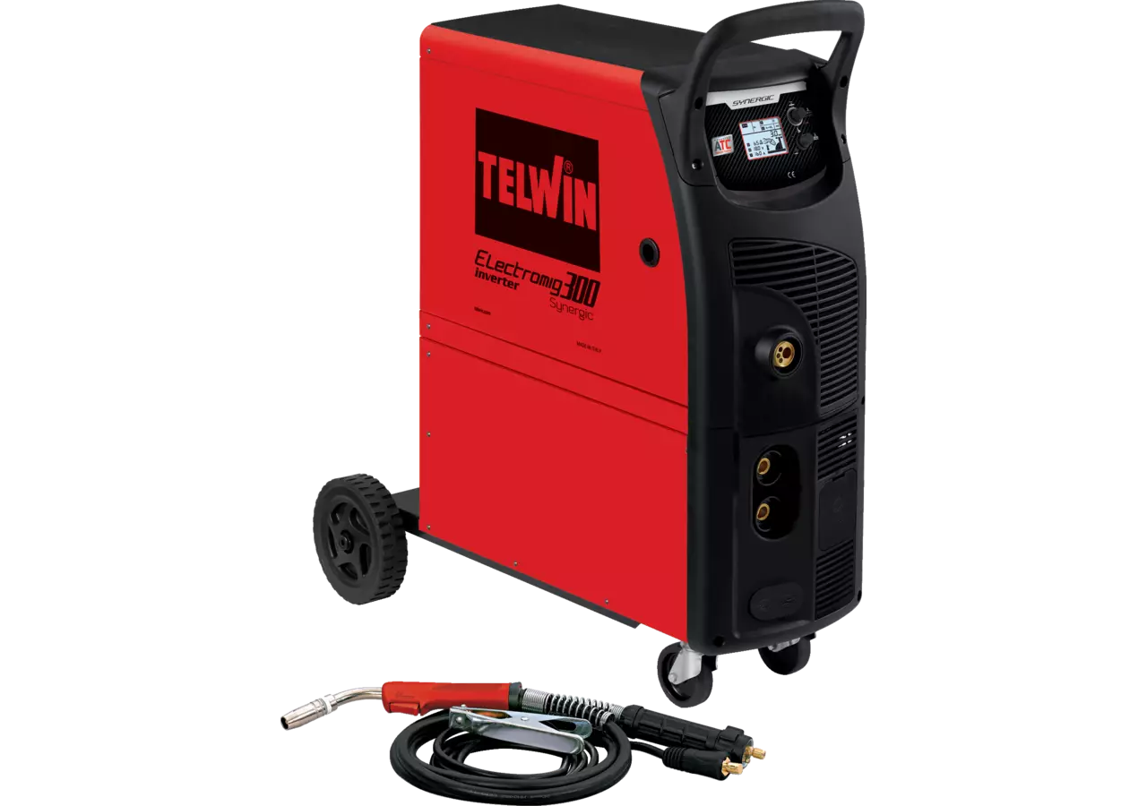 Schutzgasschweißgerät ELECTROMIG 300 Synergic, 400 Volt Telwin