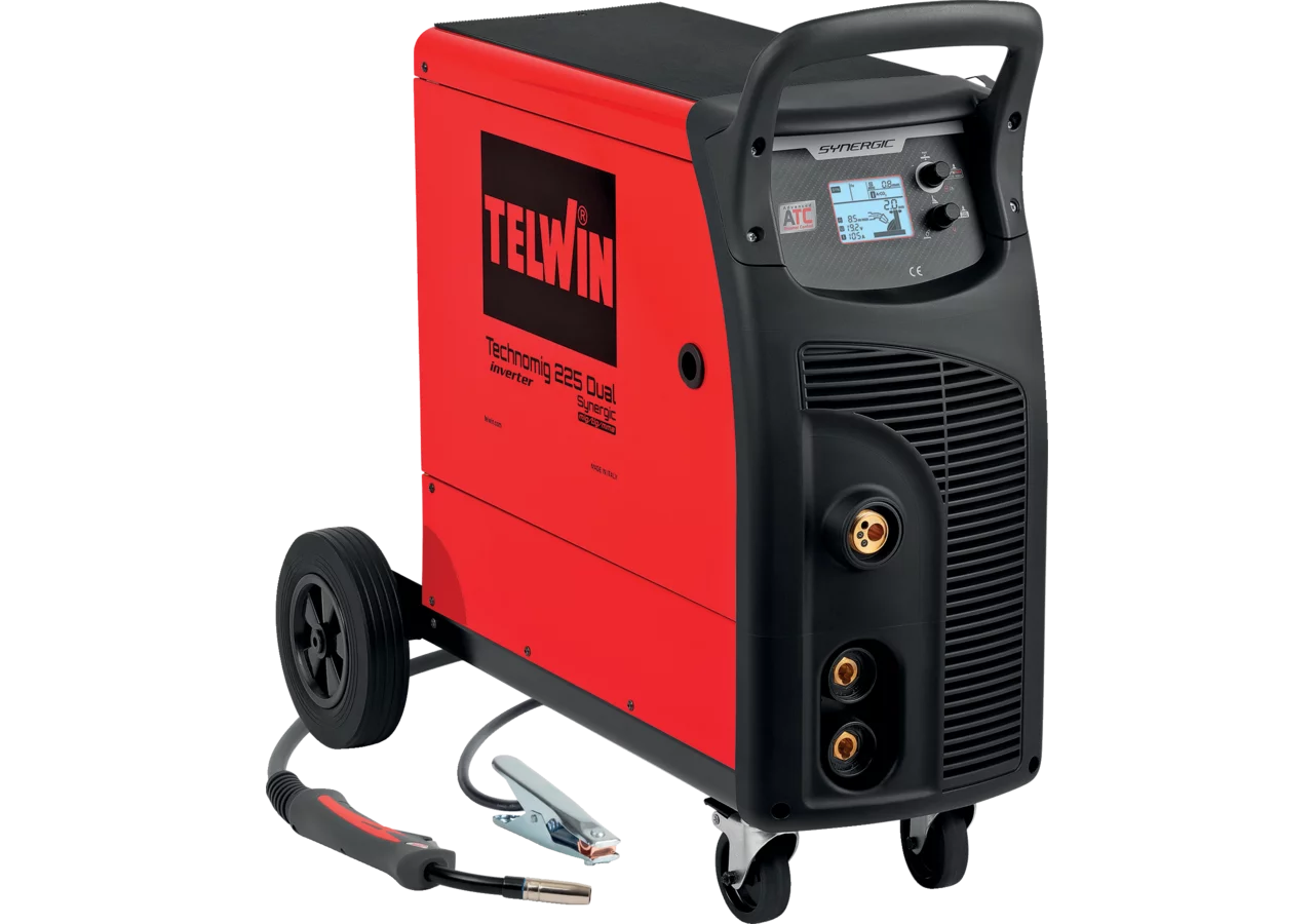Inverterschweißgerät TECHNOMIG 225 DUAL Synergic 230 Volt Telwin