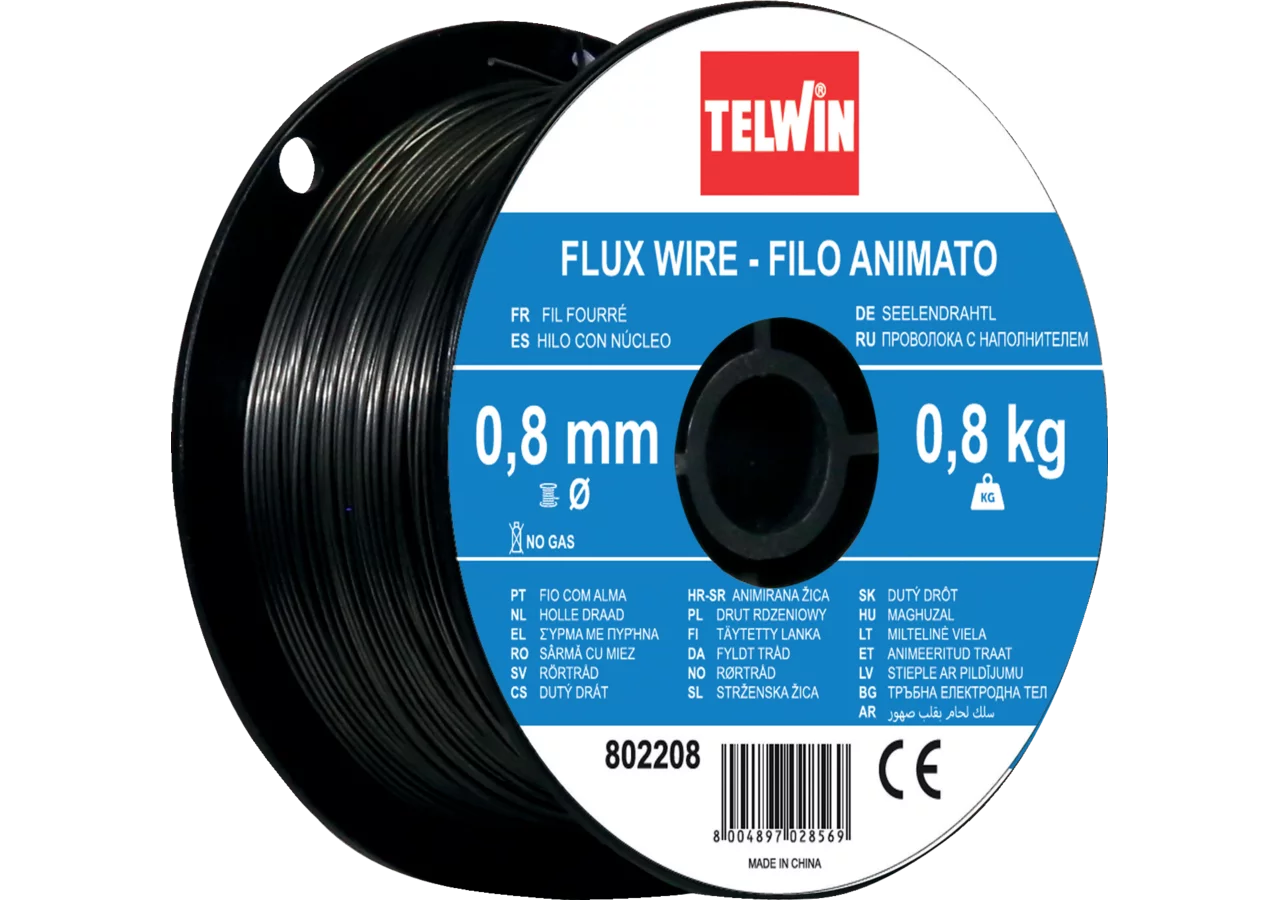 Füllschweissdraht FLUX 0,8 mm, 0,8 kg Telwin