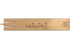 Reifenprofilmesser Type 340, 30 x 20 mm aus Messing Scala