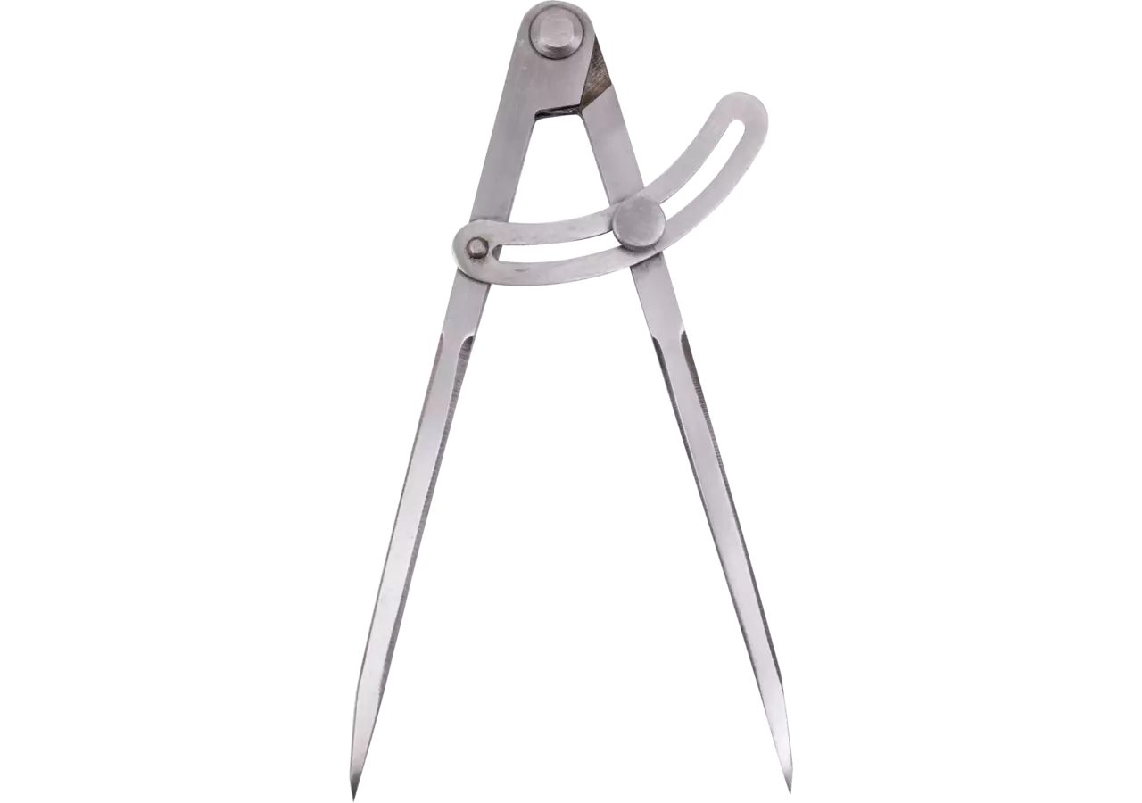 Bogenzirkel Type 478, L 200 mm aus blankem Stahl geschmiedet Scala