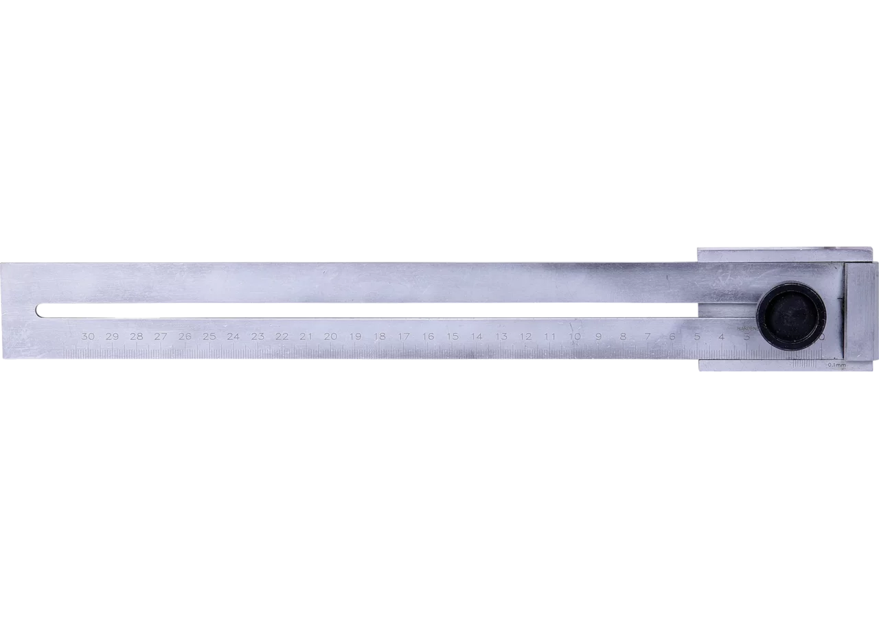 Streichmaß Type 619, L 300 mm mit Feststellschraube Scala