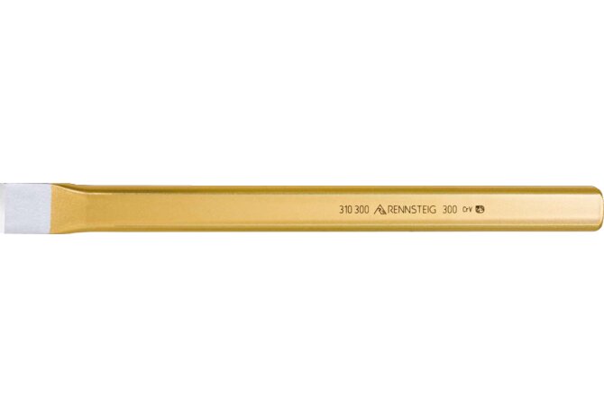 Flachmeißel 500 x 26 x 13 mm, geschmiedet und gehärtet Rennsteig