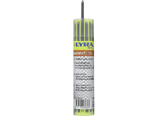 Ersatzminen Dry, graphite 2B Minen 12 Stück im Blister Lyra