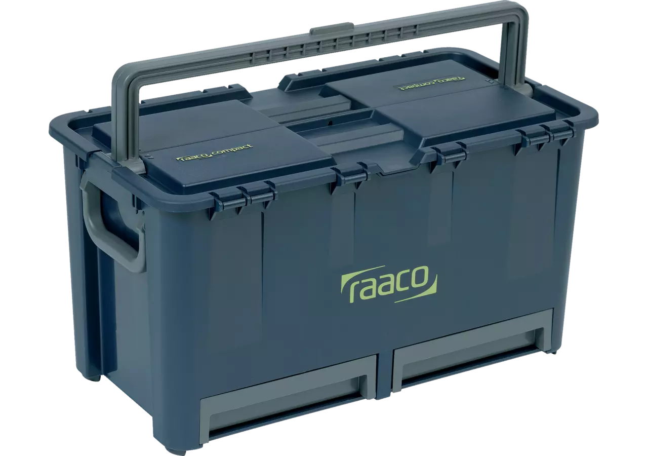 Werkzeugkoffer Compact 47, 292 x 540 x 296 mm Farbe Blau/Grau Raaco
