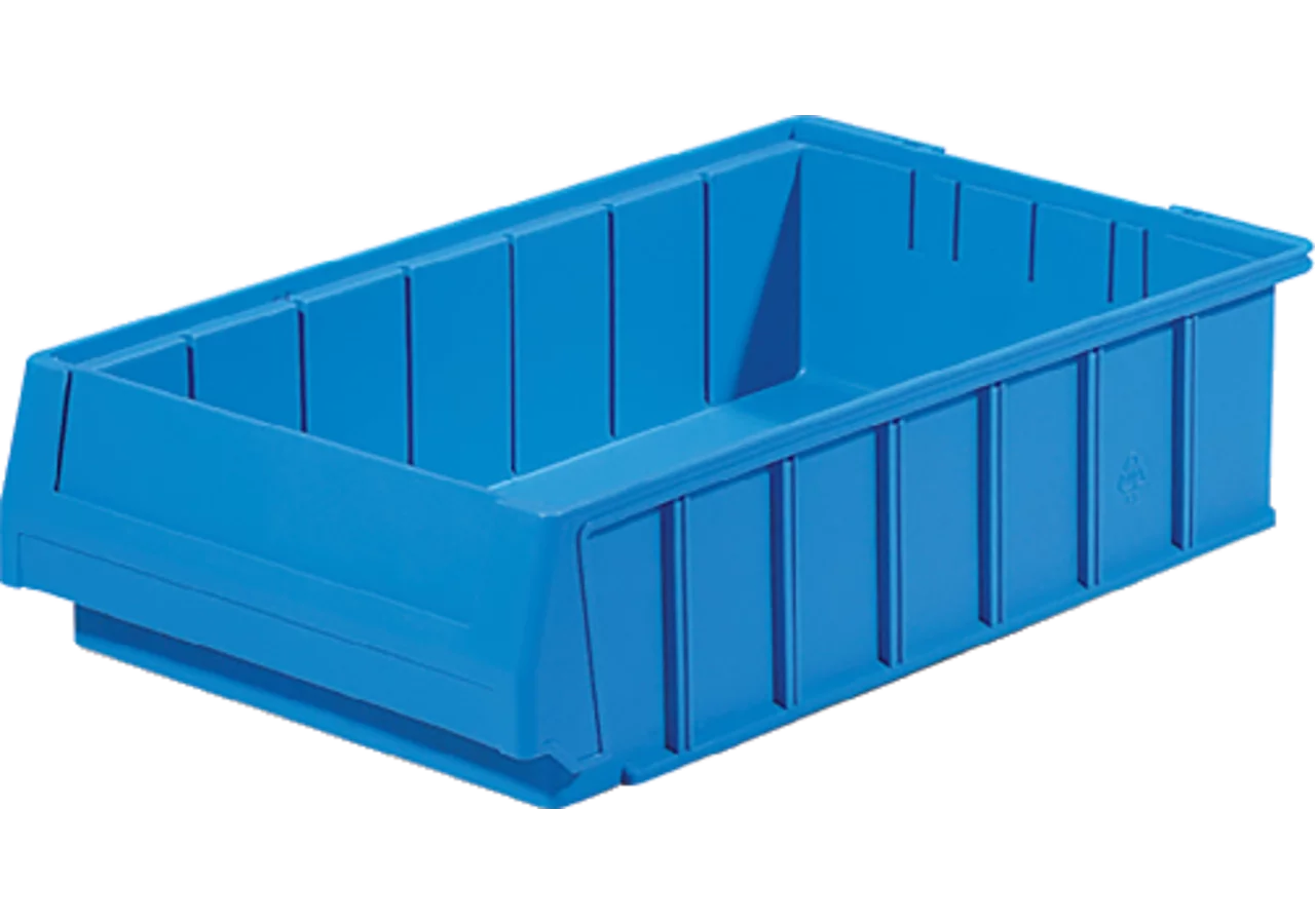 Regalkasten Multibox PK 4024, 400 x 240 x 100 mm, Farbe Blau aus Polypropylen iMilani