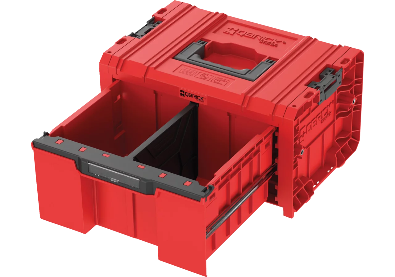 Werkzeugkasten Red Ultra HD PRO 2.0 Basic 1 x Schublade QBRICK