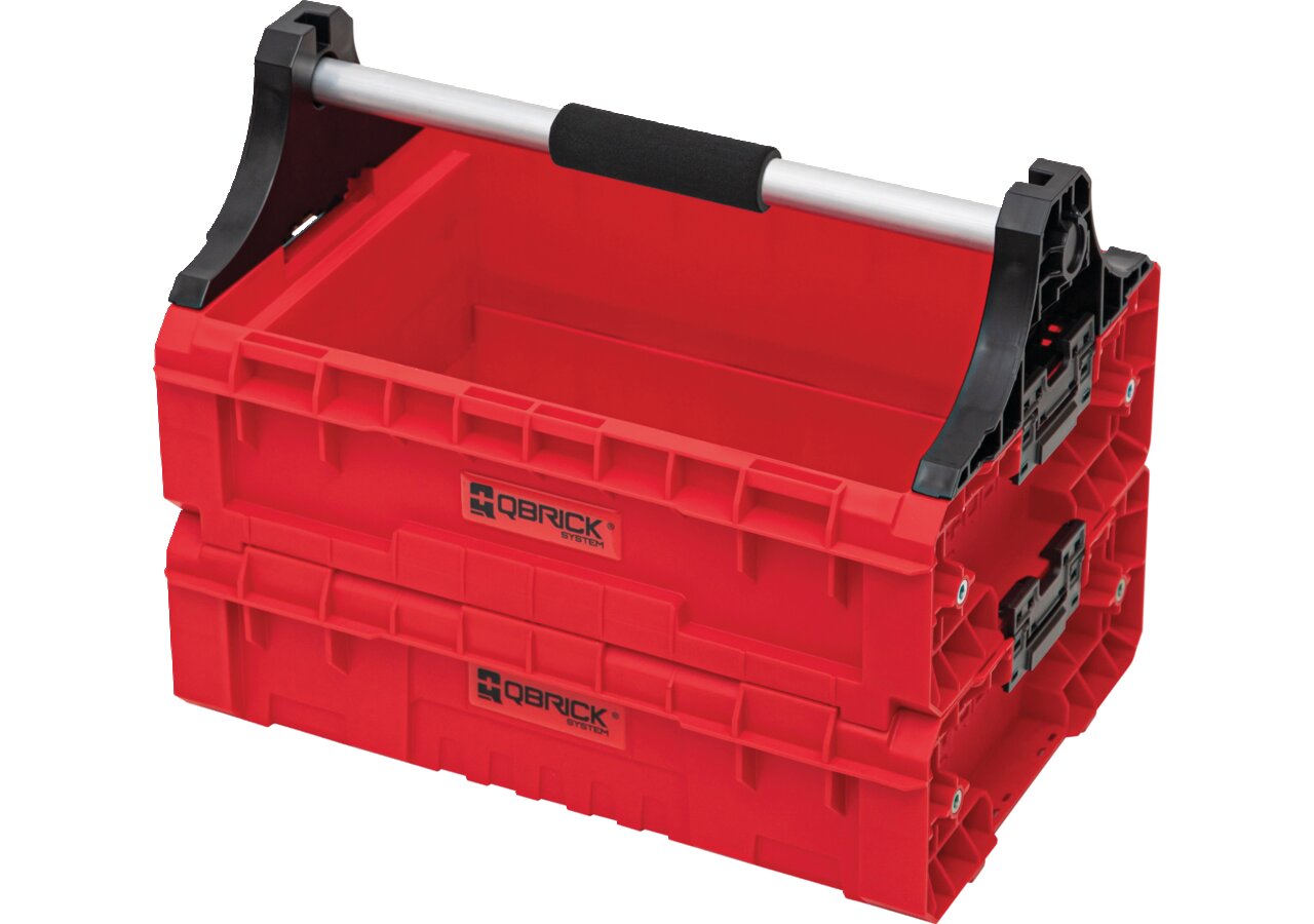 Werkzeugkasten Red Ultra HD PRO 2.0 Modular Tray inkl. Aluminiumgriff QBRICK