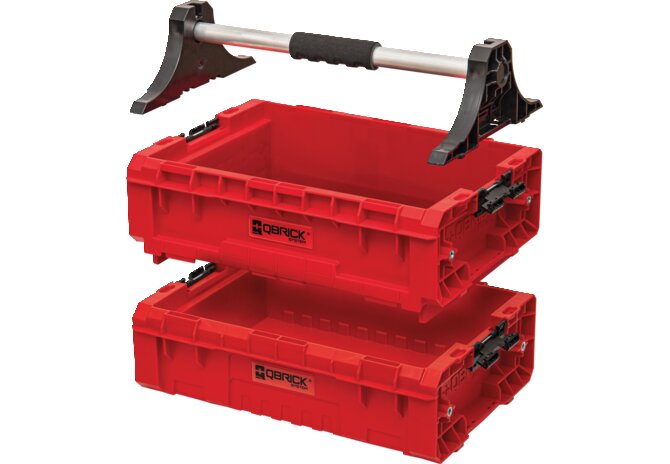 Werkzeugkasten Red Ultra HD PRO 2.0 Modular Tray inkl. Aluminiumgriff QBRICK