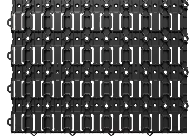 Werkzeugwand 2 Stück im Set, Pegboard 514 x 386 x 20 mm QBRICK