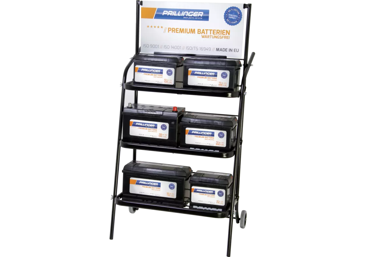 Batterieständer mit Räder ohne Tafel GartenShop24 - Hochwertige Gartengeräte