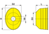 Schutztopf geräteseitig oval, 230 x 190 mm 82.09 Walterscheid