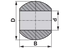 Walterscheid Kugelhülse für Unterlenker Kat. 3, AD 64 mm, ID 37,3 mm 099038, 308801 Walterscheid