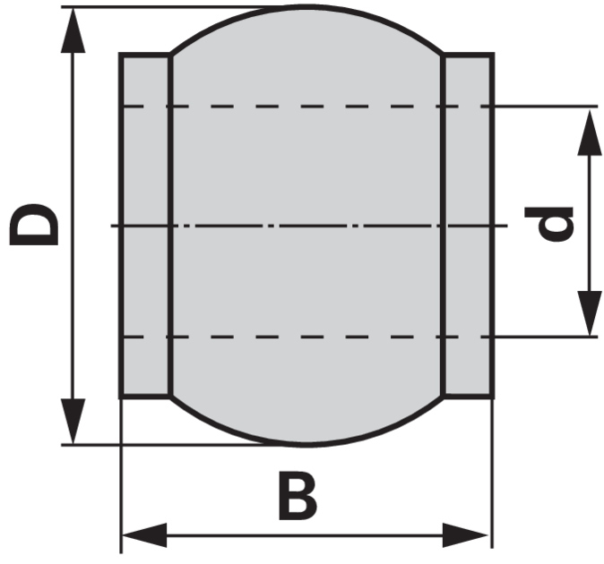 Walterscheid Kugelhülse für Oberlenker Kat. 2 99042 AD 50 mm ID 25,4 mm Walterscheid