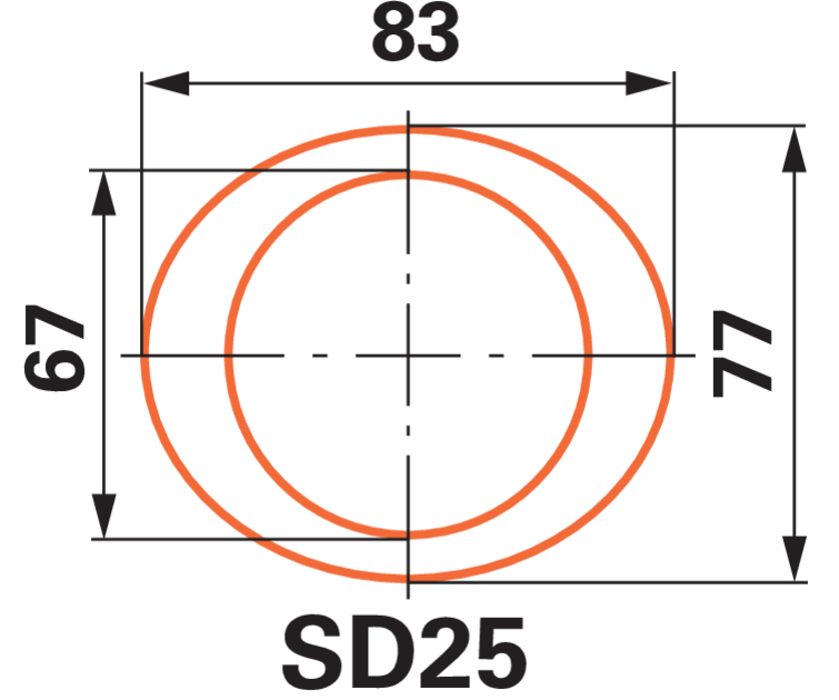 Walterscheid Gelenkwellenhälfte W2400 1113183 SD25 außen 1.130 mm Walterscheid
