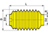 Faltentrichter SC25, Länge 317 mm 85.26.500 Walterscheid