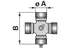 Walterscheid Kreuzgarnitur W2600 26.00.131 – 42 x 104 mm, P-Dichtung mit Büchsenbodenschmierung Walterscheid
