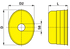 Schutztopf geräteseitig oval, 275 x 217 mm 82.23 Walterscheid