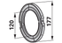Gleitring W2480, 120 x 177 mm, für Weitwinkeltrichter 82.83.14 Walterscheid