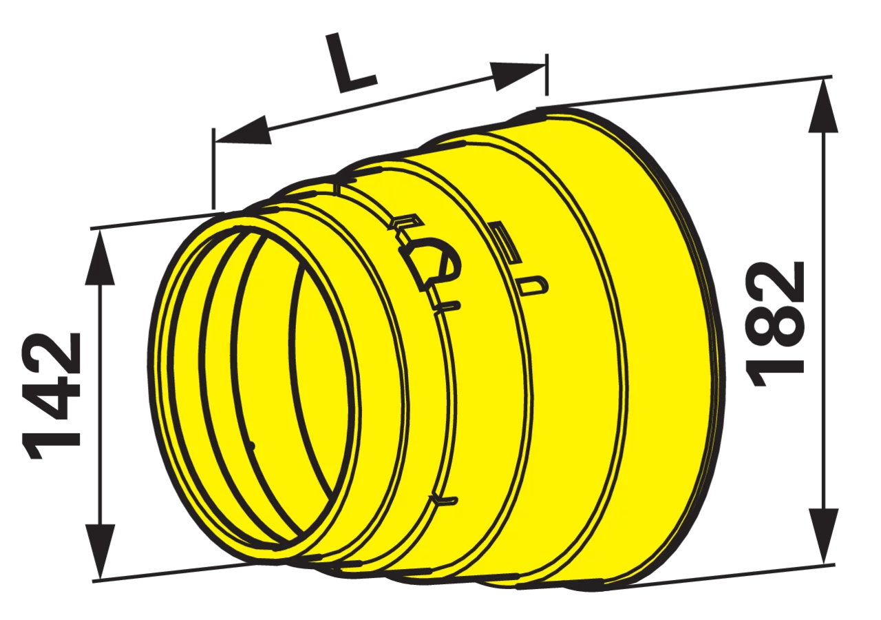Schutztrichter SD05, W2280, Länge 125 mm 85.00.04 Walterscheid