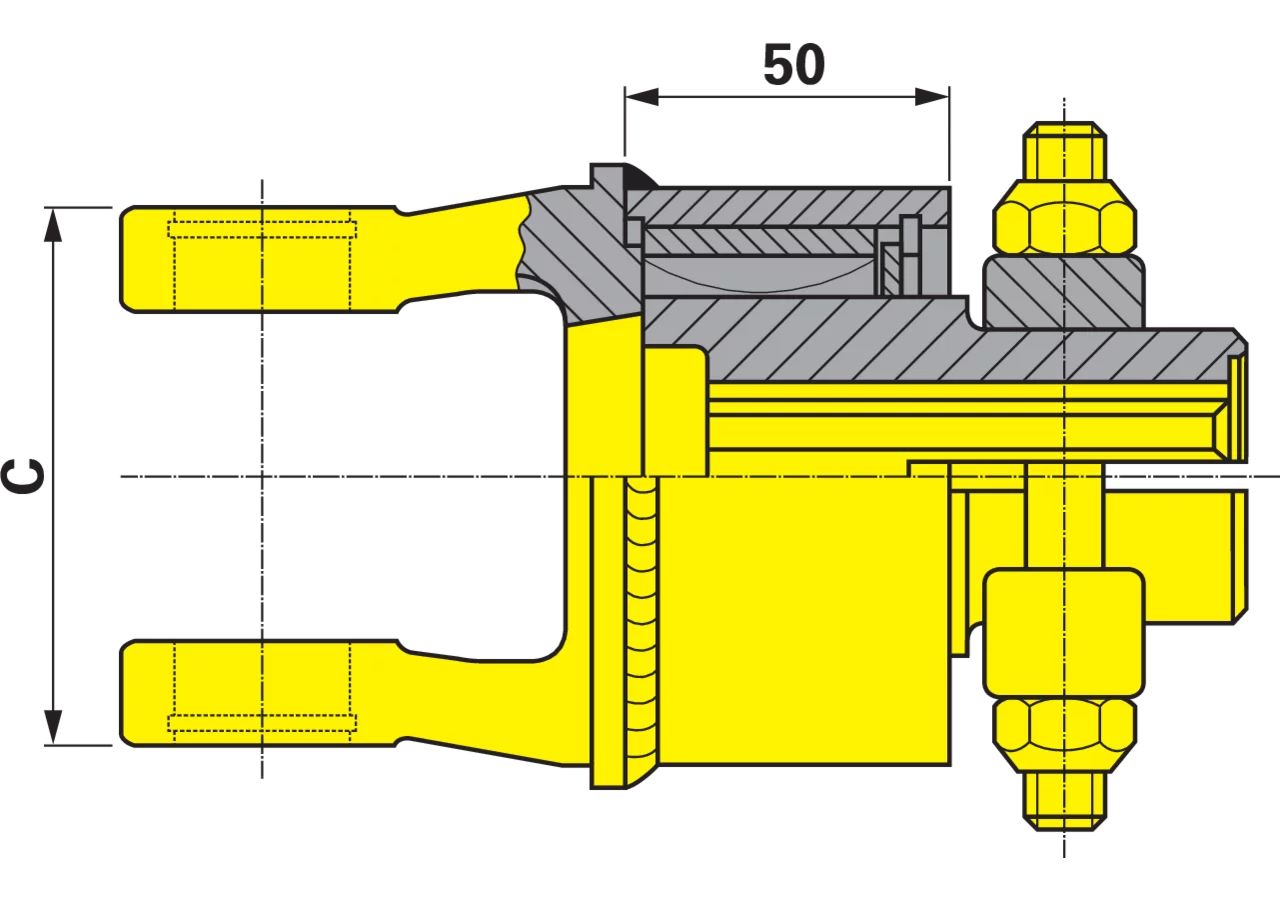 Freilauf F5/1L, W2500, 1 3/4-6 56.214.40 Walterscheid