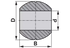 Walterscheid Kugelhülse für Unterlenker mit Nut Kat. 3 AD 64 mm ID 37,3 mm Walterscheid