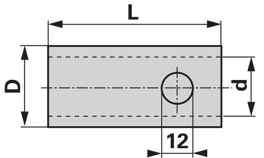 Walterscheid Reduzierhülse Unterlenker Kat. 3/2 mit Loch 305 281 Walterscheid