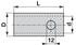 Walterscheid Reduzierhülse Unterlenker Kat. 3/2 mit Loch 305 281 Walterscheid