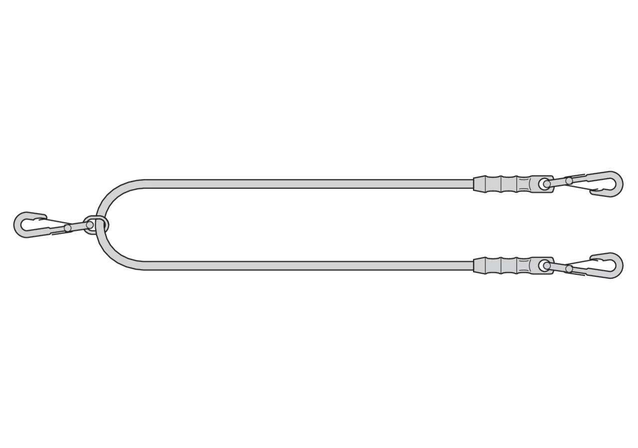 Walterscheid Betätigungsseil für Unterlenker 305451 – Länge 4.000 mm Walterscheid