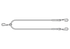 Walterscheid Betätigungsseil für Unterlenker 305451 – Länge 4.000 mm Walterscheid