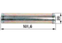 Walterscheid Bolzen für Gabelkopf 308953 – 20 x 101,6 mm Walterscheid
