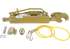 Oberlenker hydraulisch, Kat. 2, 63 mm, Länge 553 mm, ohne Gabelkopf Walterscheid