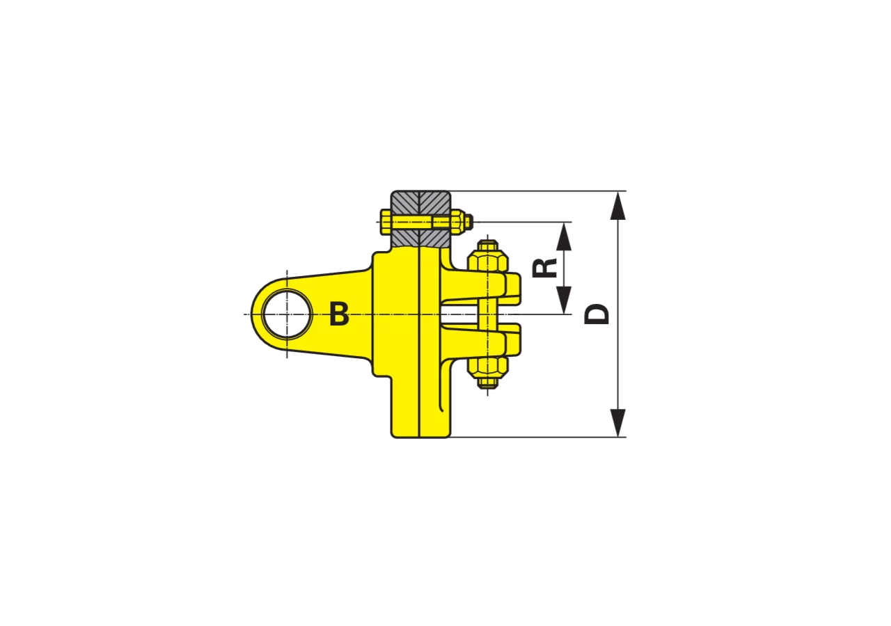 Scherbolzenkupplung W2500, KB61/20, 1 3/4-6, 2.920 Nm 57.131.18 Walterscheid