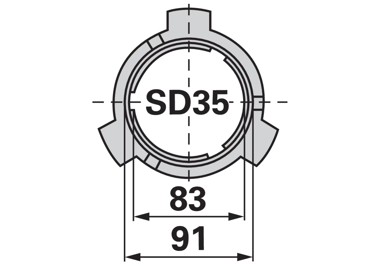 Gleitring SD35 82.83.07 Walterscheid
