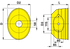Schutztopf geräteseitig oval, 280 x 200 mm, mit Schmieröffnung 82.63 Walterscheid