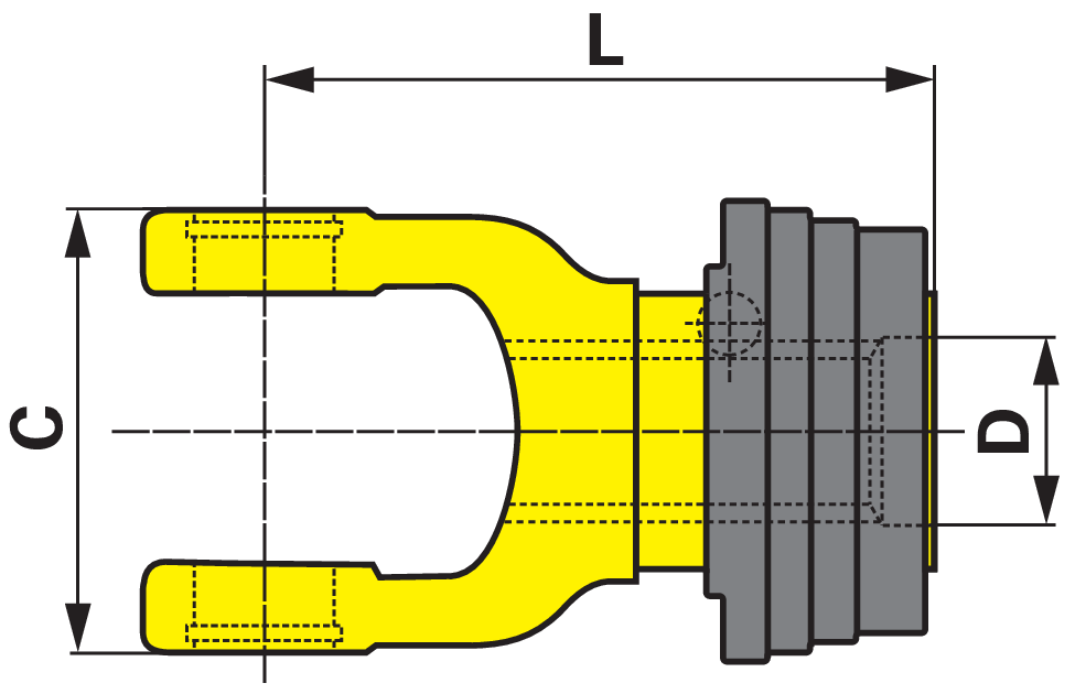 Walterscheid Außengabel mit Automatikverschluss QSG W2400 1 3/8-6 35.83.00 Walterscheid