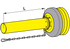 Gelenkwellenschutzhälfte SD35, 1.500 mm, innen 85304 Walterscheid