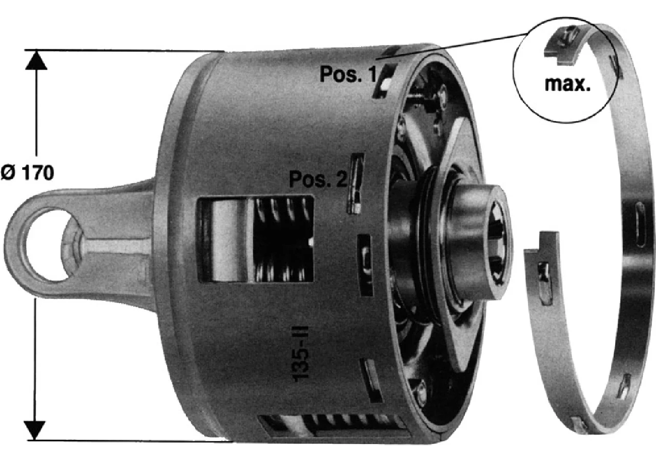 Federpaket 900/1.800 Nm, K96 56.35.01 Walterscheid