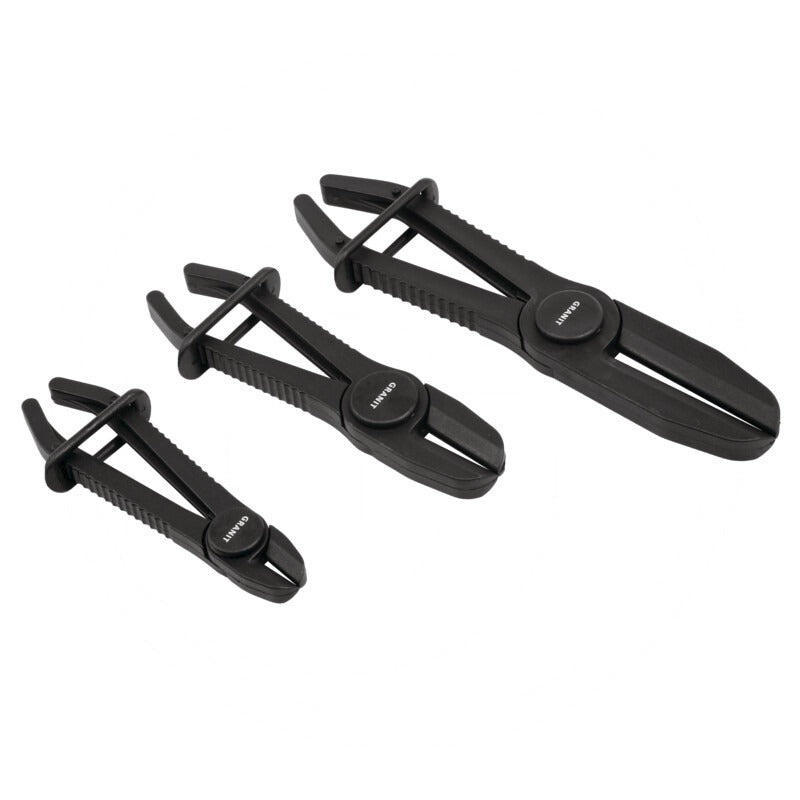 GRANIT BLACK EDITION Schlauch-Abklemm-Zangen-Satz, 3-tlg.