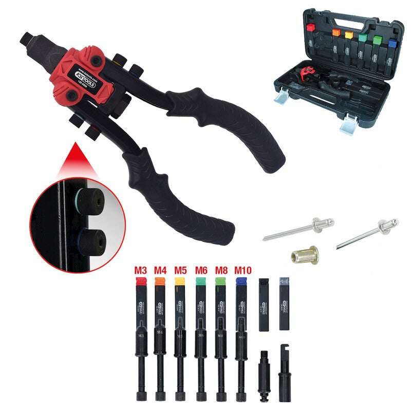 KS TOOLS Nietzangen-Satz 3 in 1