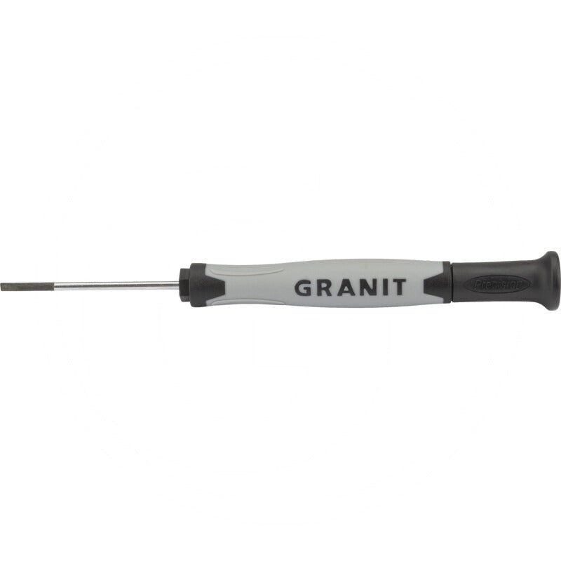 GRANIT BLACK EDITION Feinmechaniker-Schraubendreher Schlitz – 150 mm