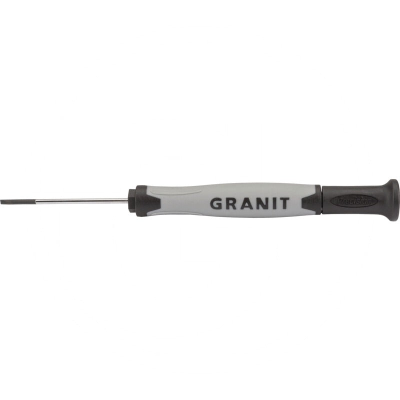 GRANIT BLACK EDITION Feinmechaniker-Schraubendreher Schlitz – 150 mm