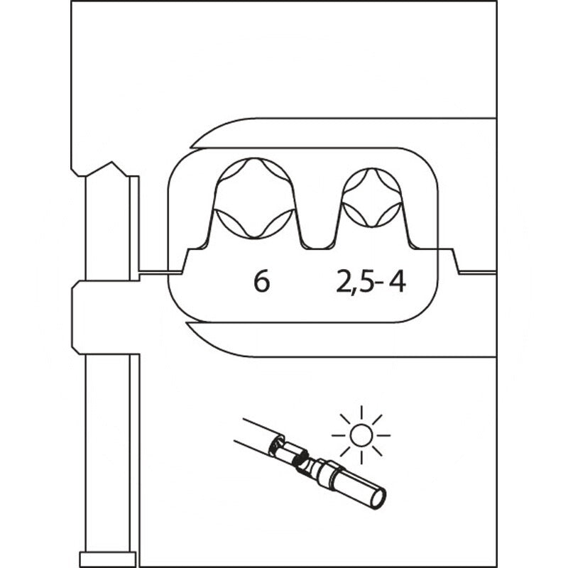 GEDORE Modul-Einsatz passend für Multi Contact MC3